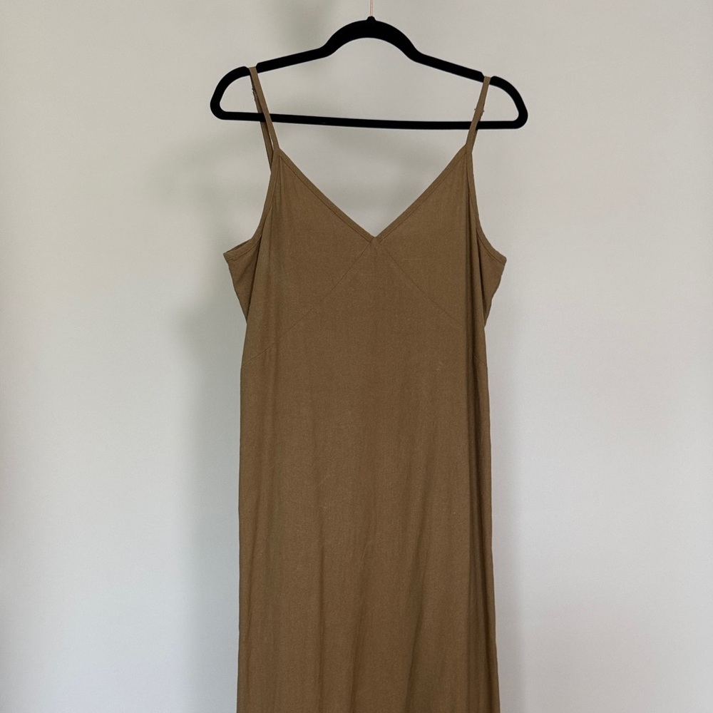 Jenni Kayne Riviera Slip Dress in Safari, Size M - Picture 2 of 8